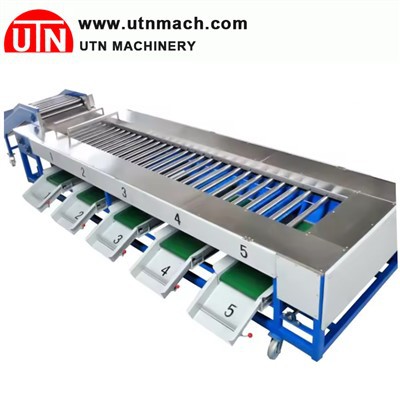 Automatický stroj na třídění hrušek